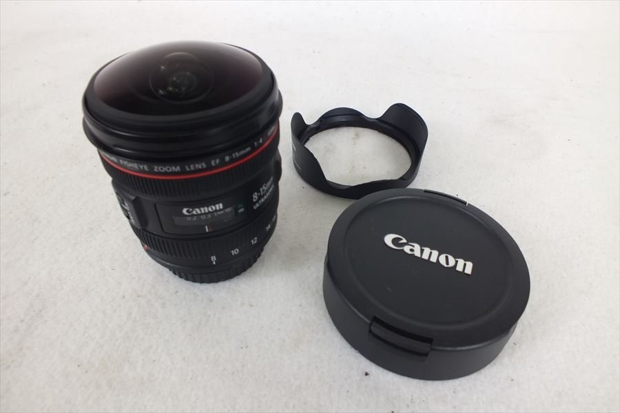 ◆ Canon キャノン FISHEYE EF 8-15mm 1:4 L USM レンズ 中古 現状品 220609G3522_画像1