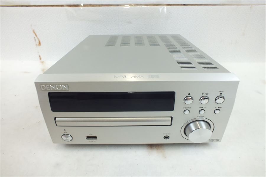 ☆ DENON デノン RCD-M39 ミニコンポ リモコン有り 中古 現状品 220607B9004_画像3