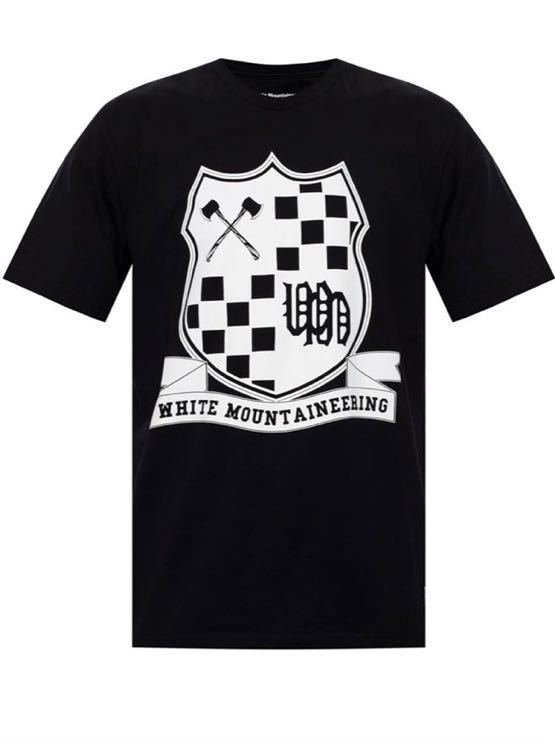 White Mountaineering　PRINTED T-SHIRT ''EMBLEM' SIZE3 ホワイトマウンテニアリング_画像1