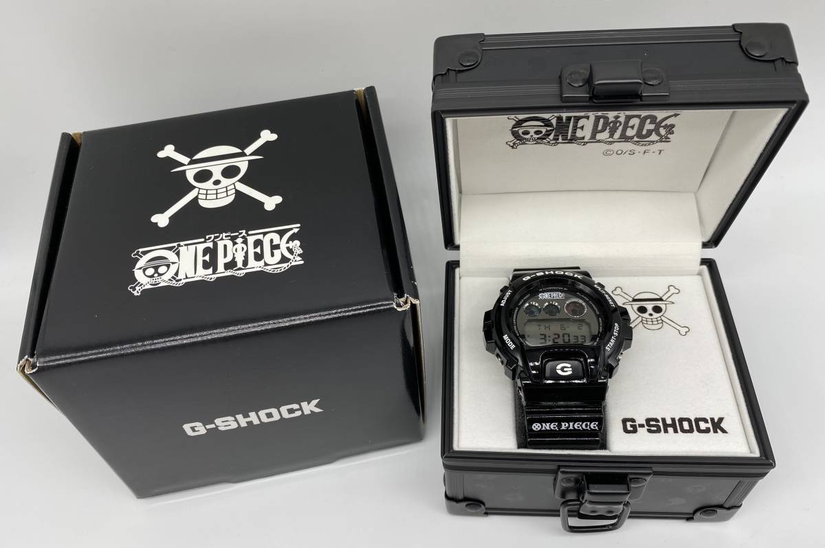 1円~ CASIO G-SHOCK ONE PIECE リミテッド第2弾エディション DW-6900FS 腕時計 カシオ ジーショック ワンピース ブラック