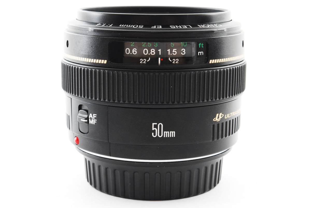 Canon EF 50mm F1.4 USM 明るい単焦点レンズ ソフトケース付 #981827