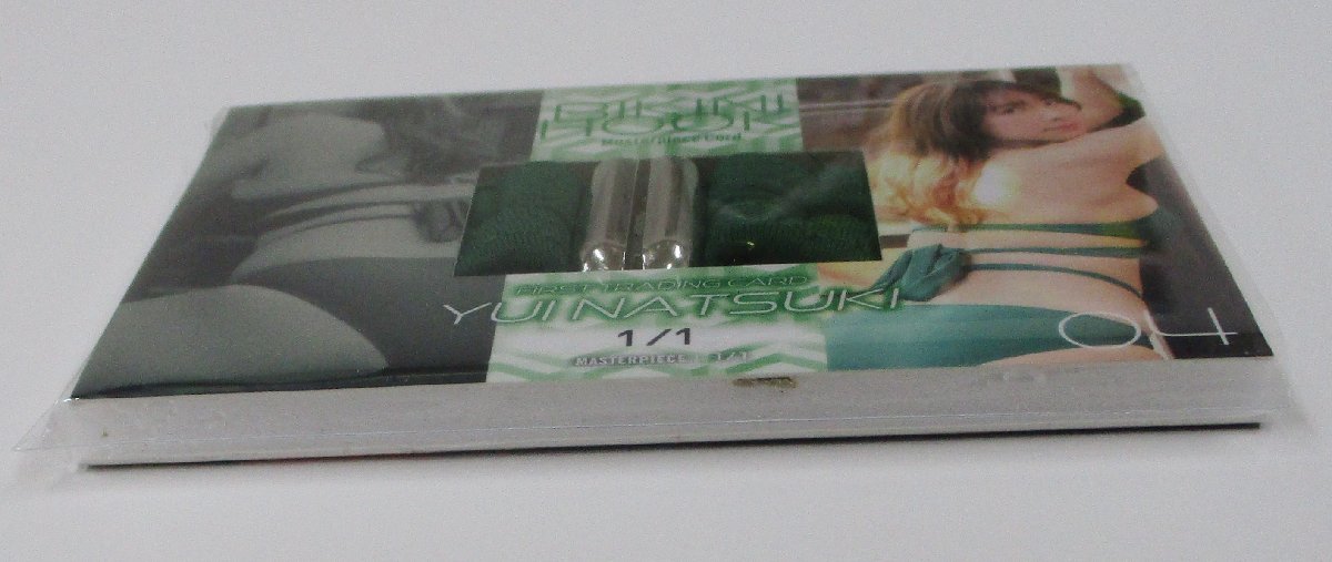 【夏来唯】1/1 ビキニホックカード04 1of1 BIKINI HOOK ブラホックカード Master Pieace ファースト・トレーディングカード_画像2