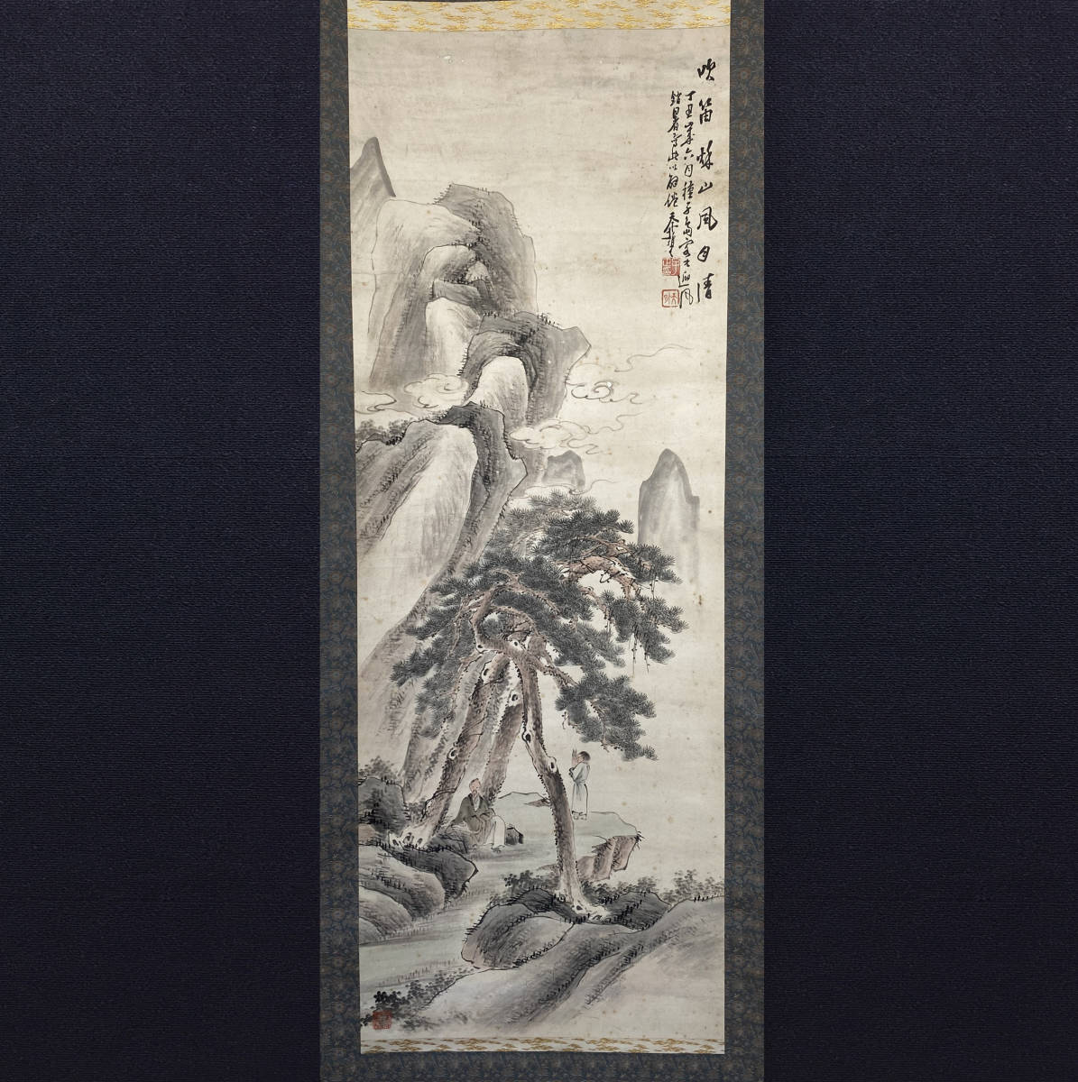 Yahoo!オークション - 【芸】岩崎天外(山水人物)南画 中国画 Yahoo!オークション - 【芸】岩崎天外(山水人物)南画 中国画