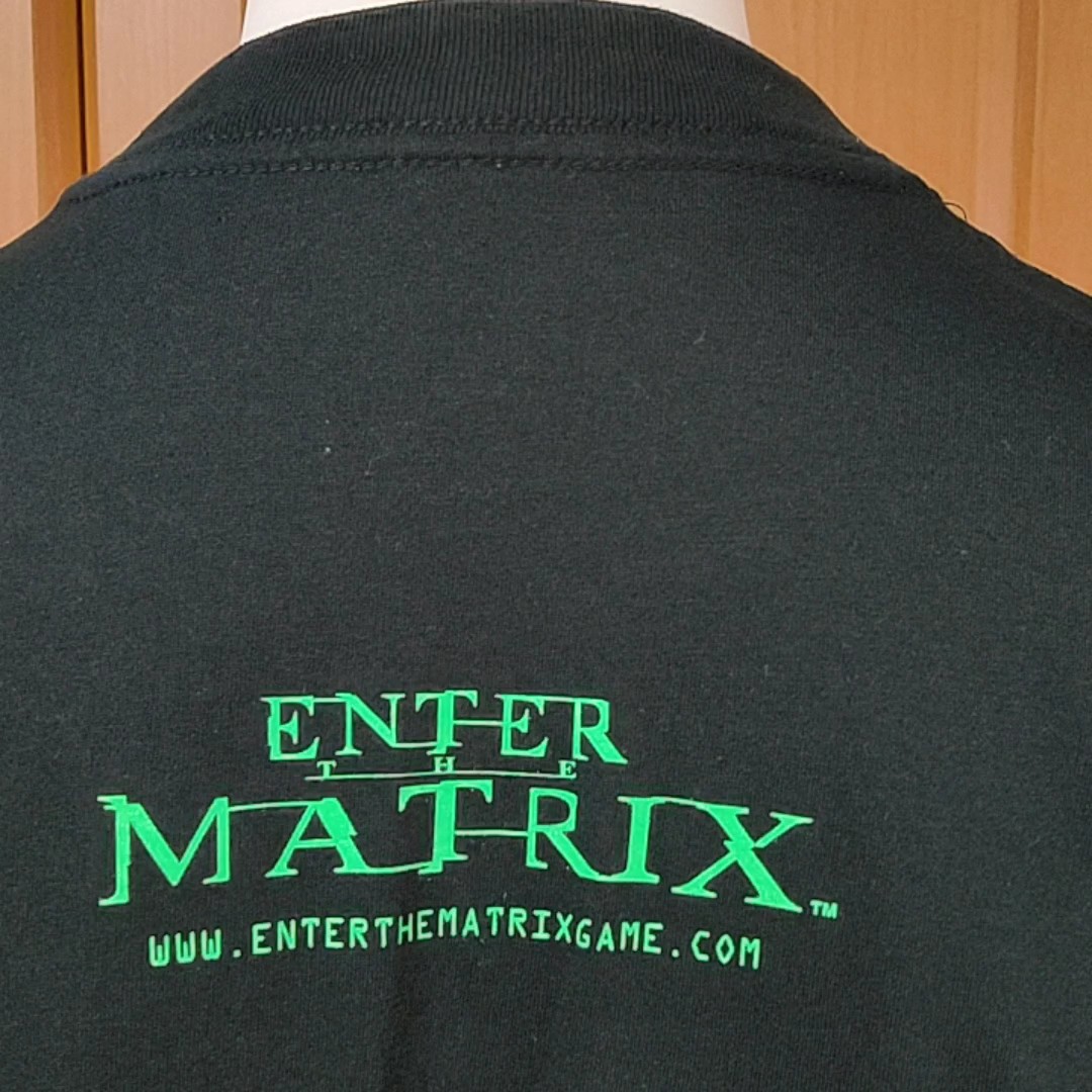 ENTER THE MATRIX半袖TシャツL 黒 エンターザマトリックス 激レア品 ENTER ENGAGE ELIMINATE