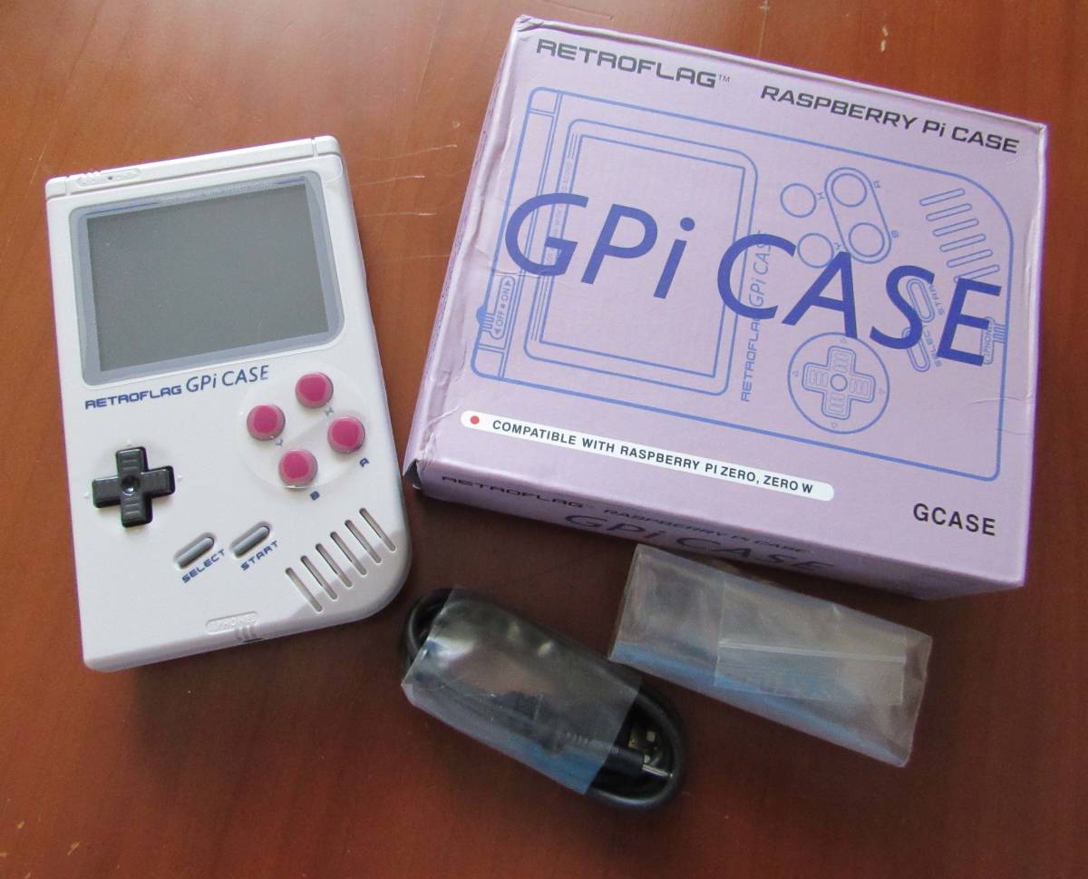 GPi Case+ Raspberry Pi 0 ラズベリーパイ ジーパイケース レトロゲーム RETROFLAG GPi CASE すぐ遊べる セットアップ済