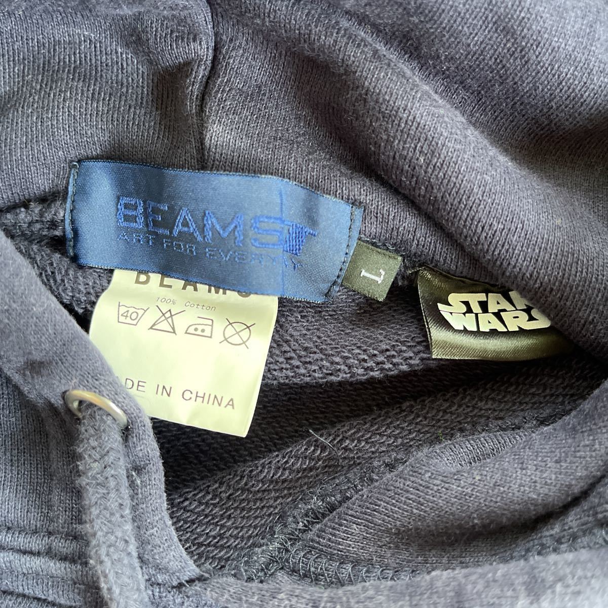 beams × STAR WARS × 長場雄 スウェット パーカー L yu nagaba ヨーダ