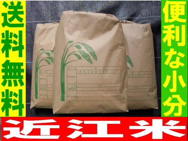 令和3年新米 ★便利な小分け★送料無料 近江コシヒカリ 27Kg_美味しいお米です！
