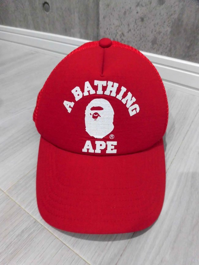 A BATHING APE ア ベイシングエイプ エイプ 猿フェイス カレッジ