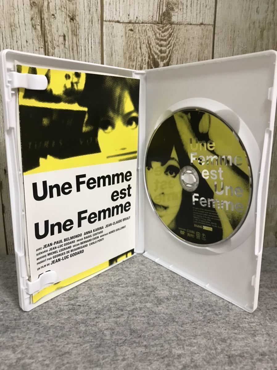 美品DVD「女は女である」監督:ジャン=リュック・ゴダール　出演:アンナ・カリーナ、ジャン・P・ベルモンド　パリ1961年_画像3