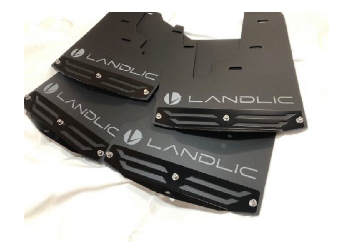 高品質の激安 デリカD:5後期車用マッドフラップ ブラック LANDLIC