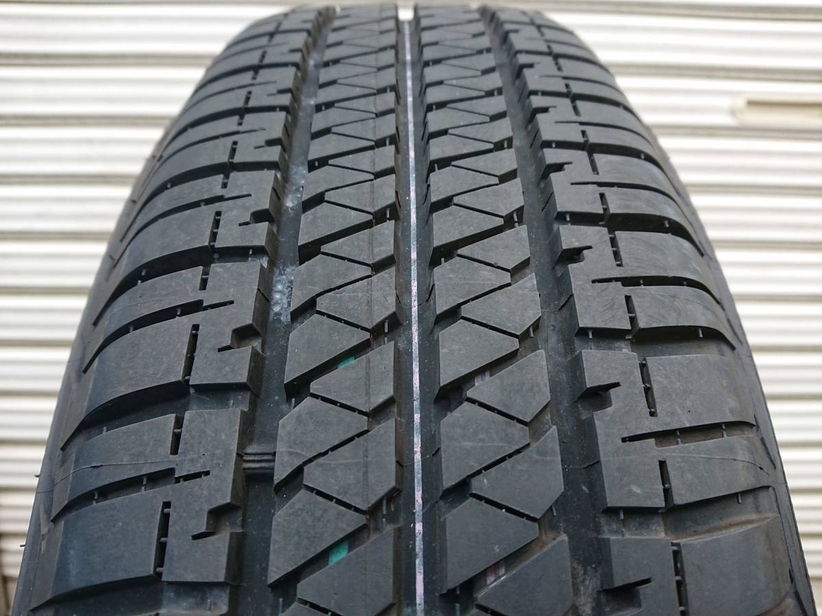 200系 ハイエース デイトナRS マットブラック 鉄 スチールホイール 6穴 ブリヂストン 195/80R15 96S 2020年製 4本_画像3