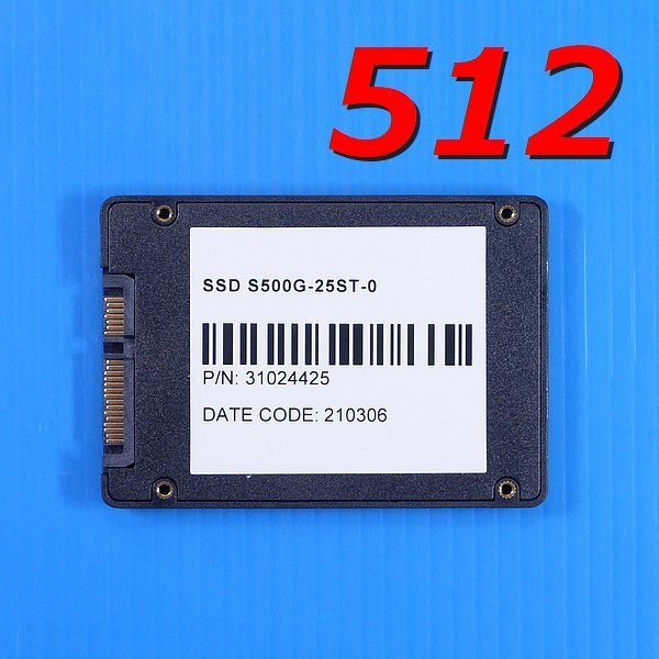 【SSD 512GB】BUFFALO S500G-25ST