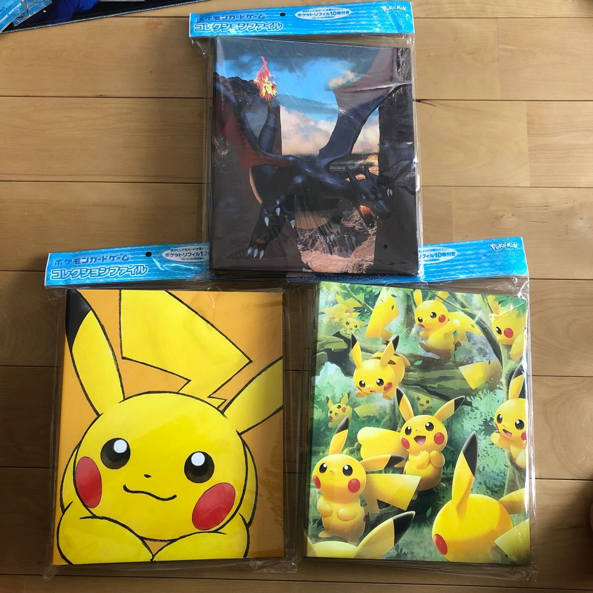 Paypayフリマ ポケモンカード コレクションファイル 色違いのリザードン ピカチュウ イーブイ ピカチュウの森 新品未開封3点セット Paypayフリマ ポケモンカード コレクションファイル 色違いのリザードン ピカチュウ イーブイ ピカチュウの森 新品未開封3点セット