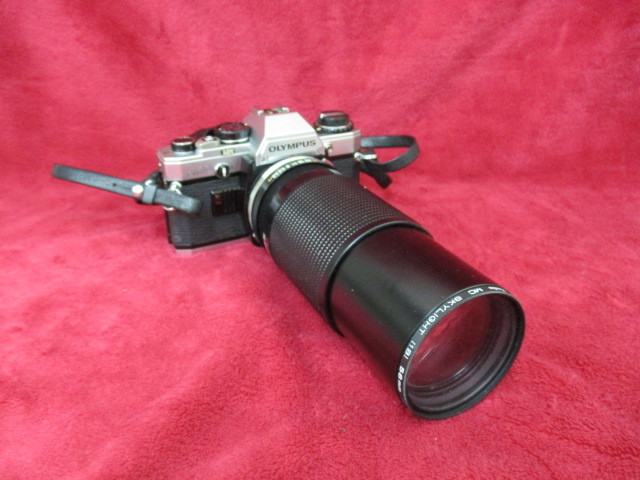 OLYMPUS　オリンパス　フィルムカメラ　OM10/TAMRON　70-210mm　F3.8-4　ジャンク_画像1