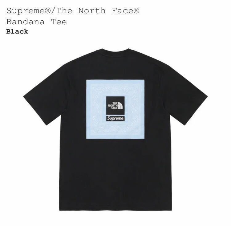 □新品!【レシート原本付】22SS Supreme The North face bandana tee