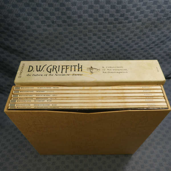 F650●1311/グリフィス「D.W.GRIFFITH サイレント映画傑作選」LD-BOX(レーザーディスク)の画像4