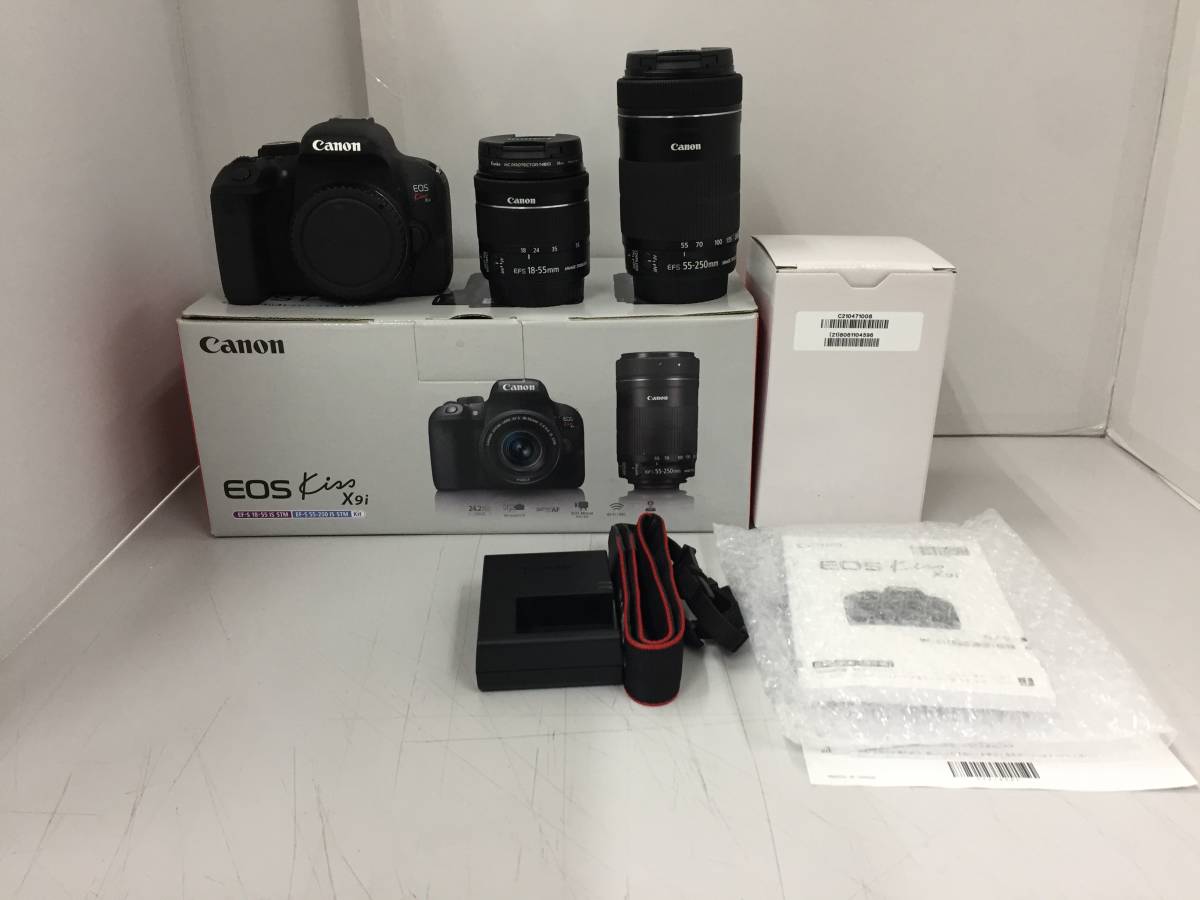 ☆品 Canon EOS kiss X9i ダブルズームレンズキット☆ qualitygovt.ae