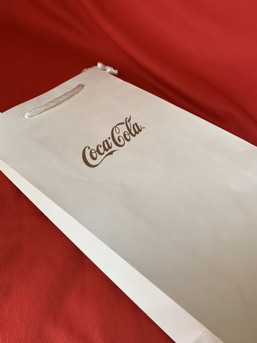 【新品未使用】● Coca-Cola コカ・コーラ 手提げ袋　15枚 非売品 『サイズ 約横19.7×約高さ33.7×約マチ8cm』レトロ袋_画像3
