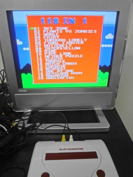 AN21-247 ファミコン FC 互換ゲーム機 PLAY COMPUTER プレイコンピューター 118 ソフト内蔵 本体 レトロ ゲーム 動作確認済 スターラスター_画像7