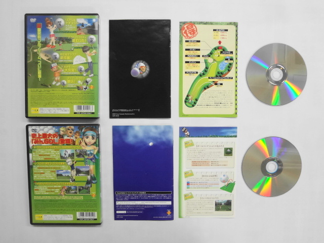 PS2 21-441 ソニー sony プレイステーション2 PS2 プレステ2 みんなのゴルフ 3 4 2本セット みんゴル 人気 シリーズ レトロ ゲーム ソフト