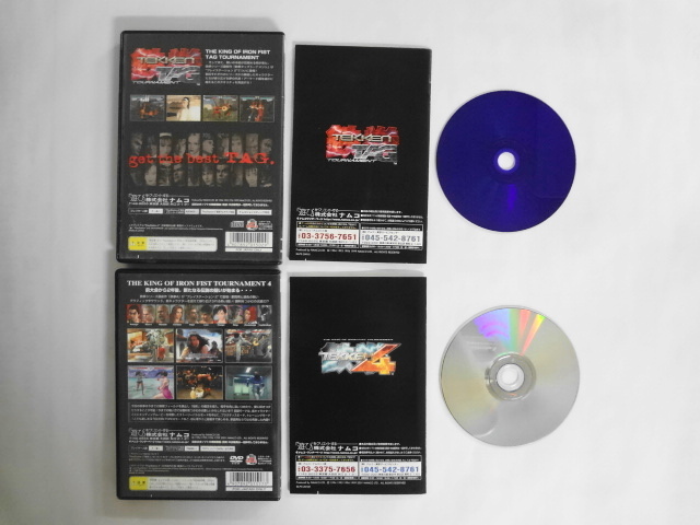 PS2 21-444 ソニー sony プレイステーション2 PS2 プレステ2 鉄拳4 鉄拳タッグトーナメント セット レトロ ゲーム ソフト