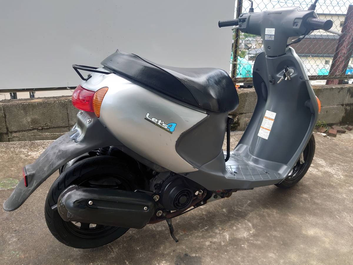 SUZUKI★スズキ☆レッツ4☆インジェクションFI★CA45A-163***☆3466㎞☆現状・エンジン始動OK★人気車種☆1円スタート売り切りです♪♪_画像3