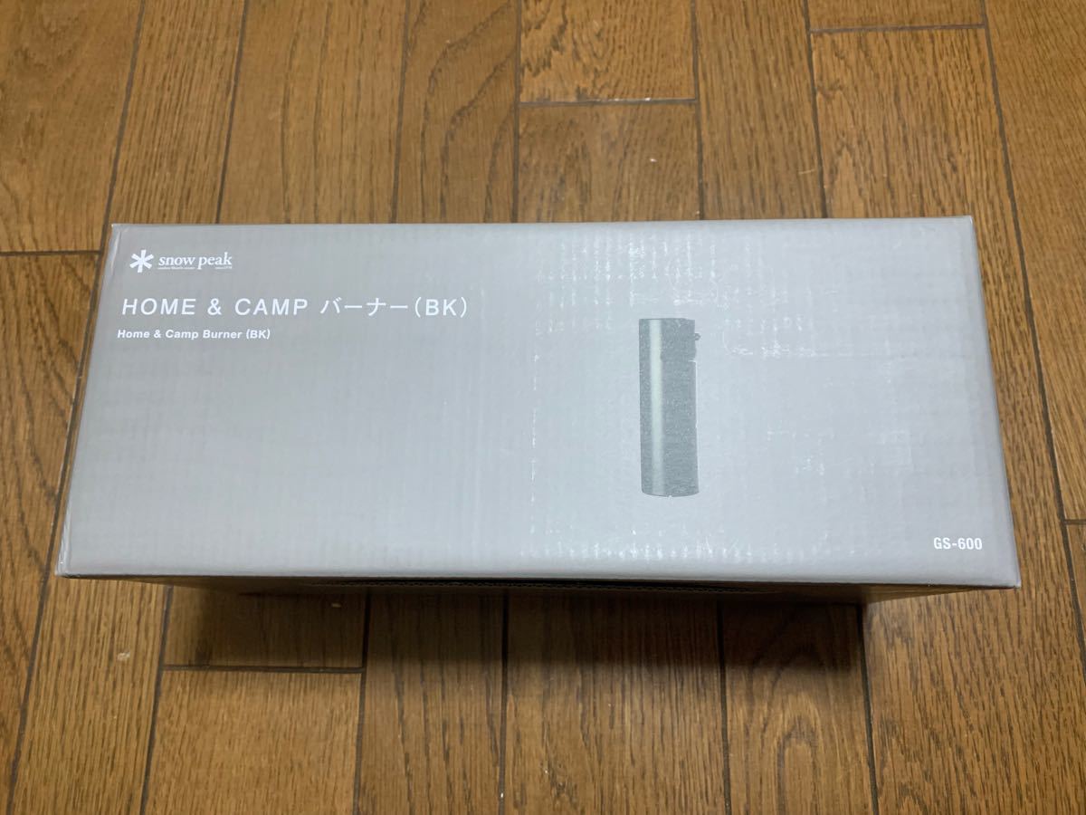 snow peak スノーピーク　HOME&CAMPバーナーGS-600 ブラック　新品　黒　GS-600BK