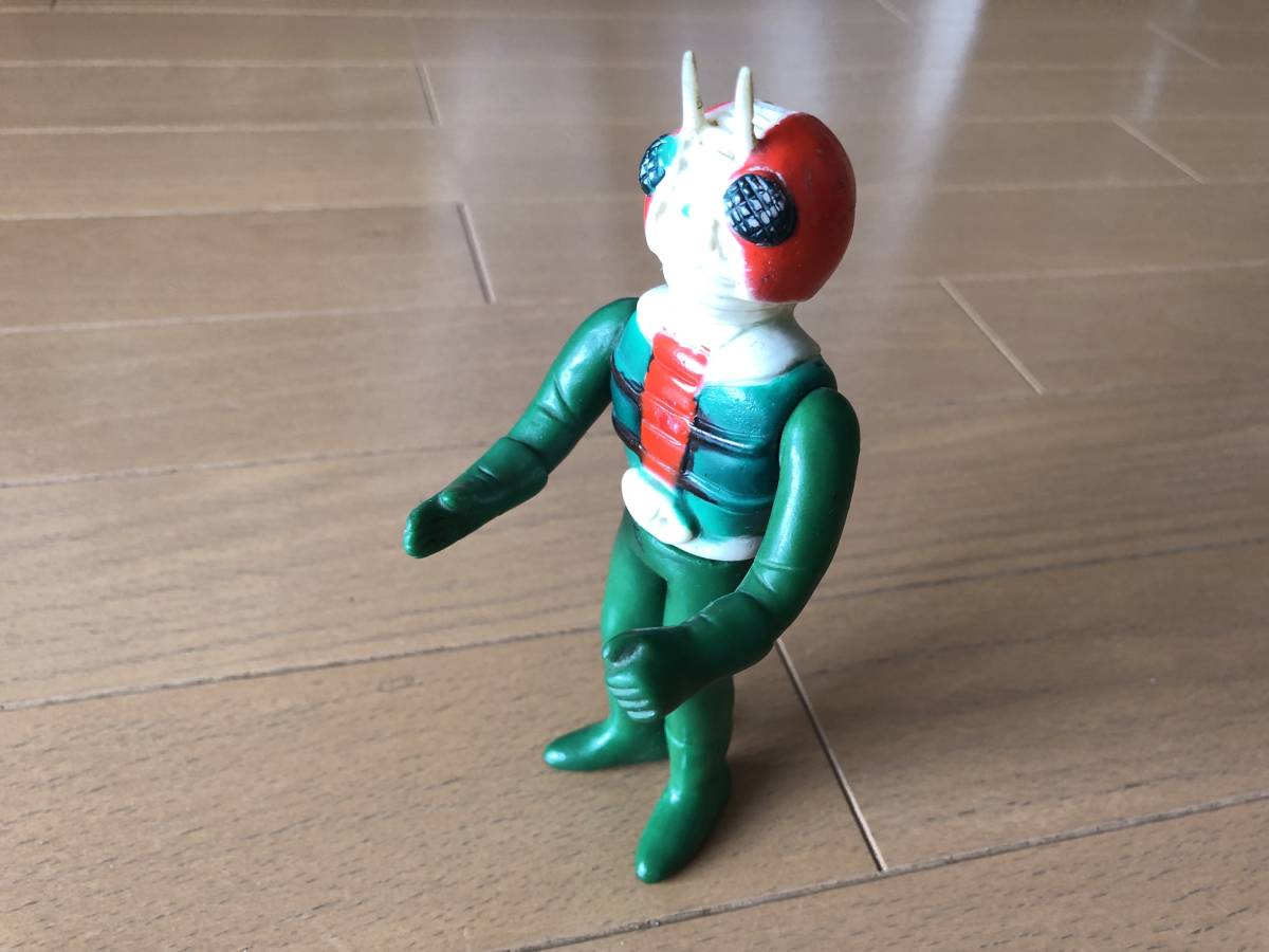 仮面ライダーV3 ソフビ パチ怪獣 パチもの 昭和レトロ 当時物 70年代