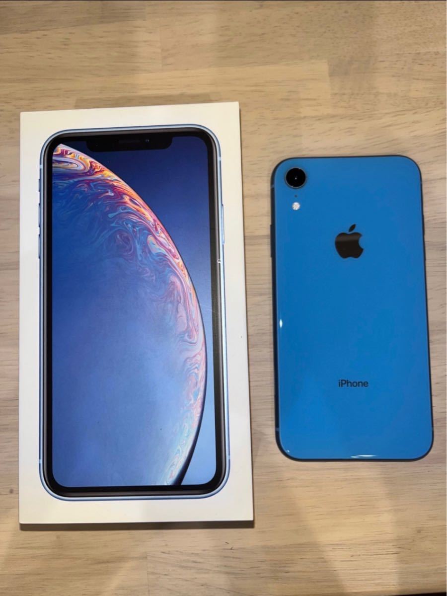 iPhone XR ブルー 64GB au　iPhone 10R　本体　 SIMフリー 青