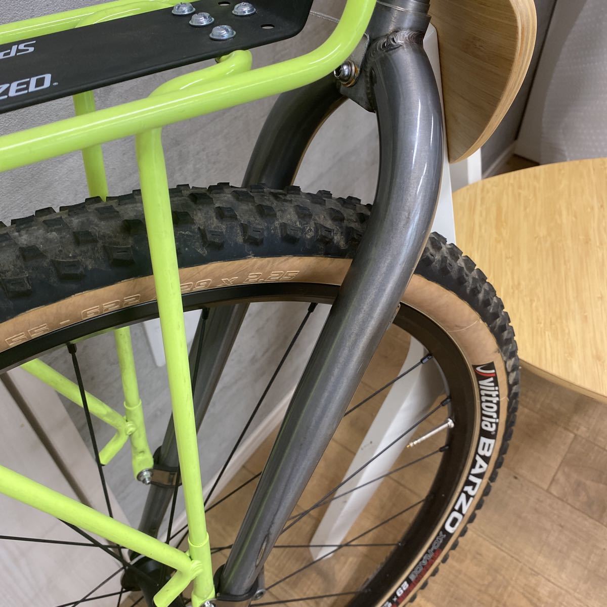 29er BAZOOKA リジットフォーク specialized フロントラック付き 29er BAZOOKA リジットフォーク specialized フロントラック付き