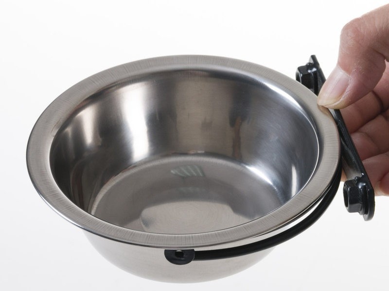  pet dog cat pet food supplies ... type made of stainless steel feeder waterer feeding watering tableware #13CM