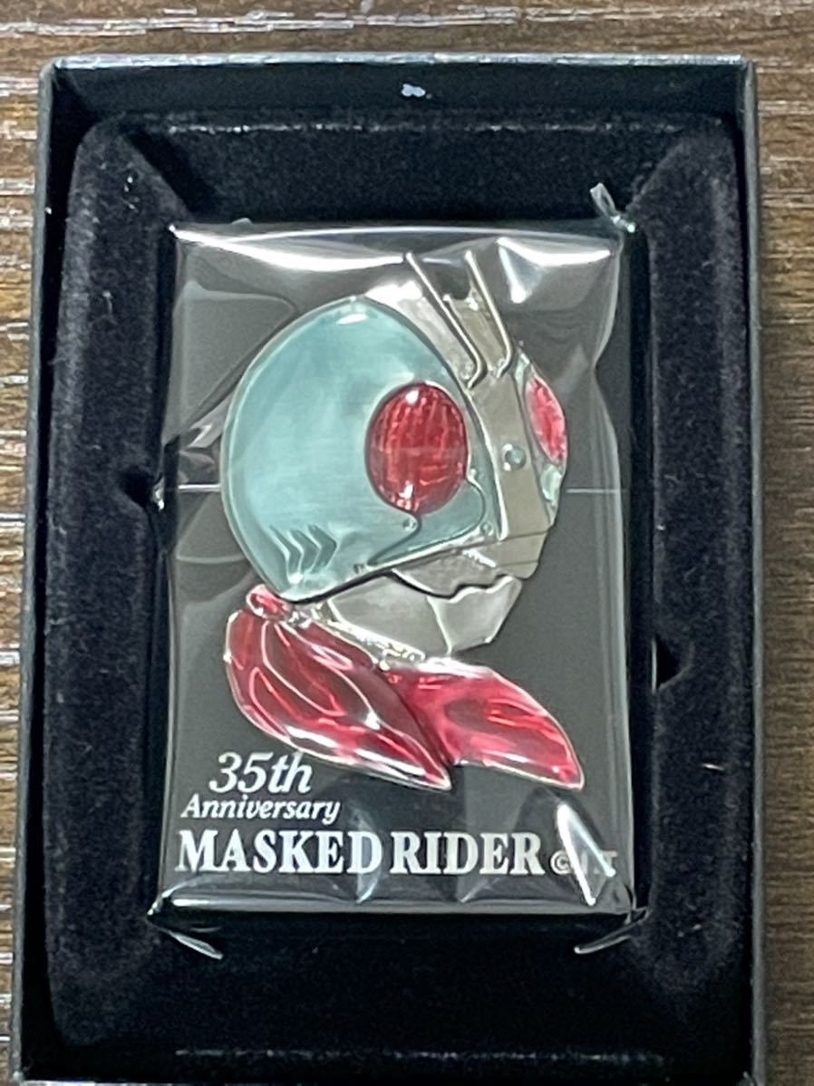 zippo MASKED RIDER Ver. 新1号 仮面ライダー フェイス 2006年製 35th
