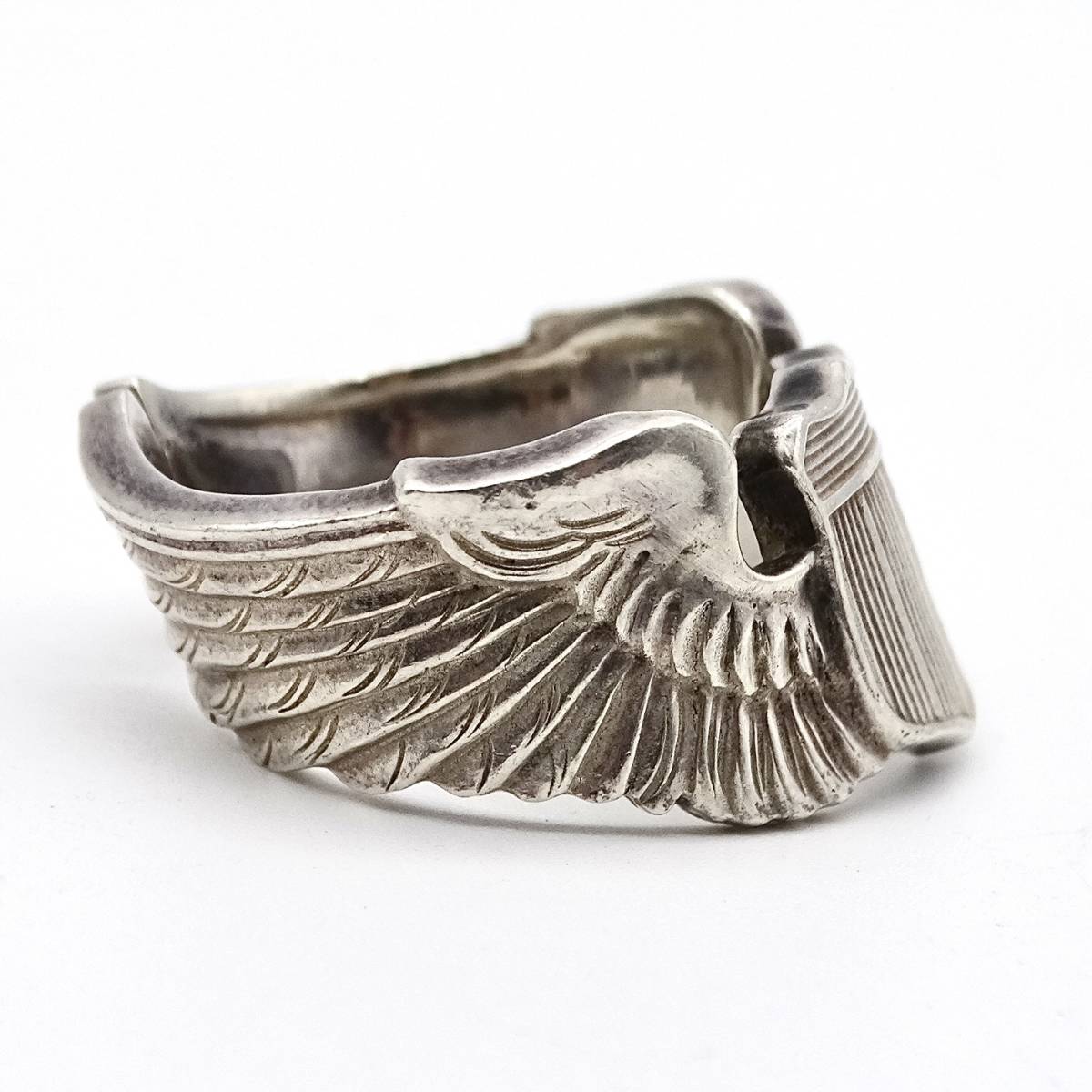 * Pilot badge ring /s950/wing/ring/ ring / silver / Vintage /vintage/21 number 