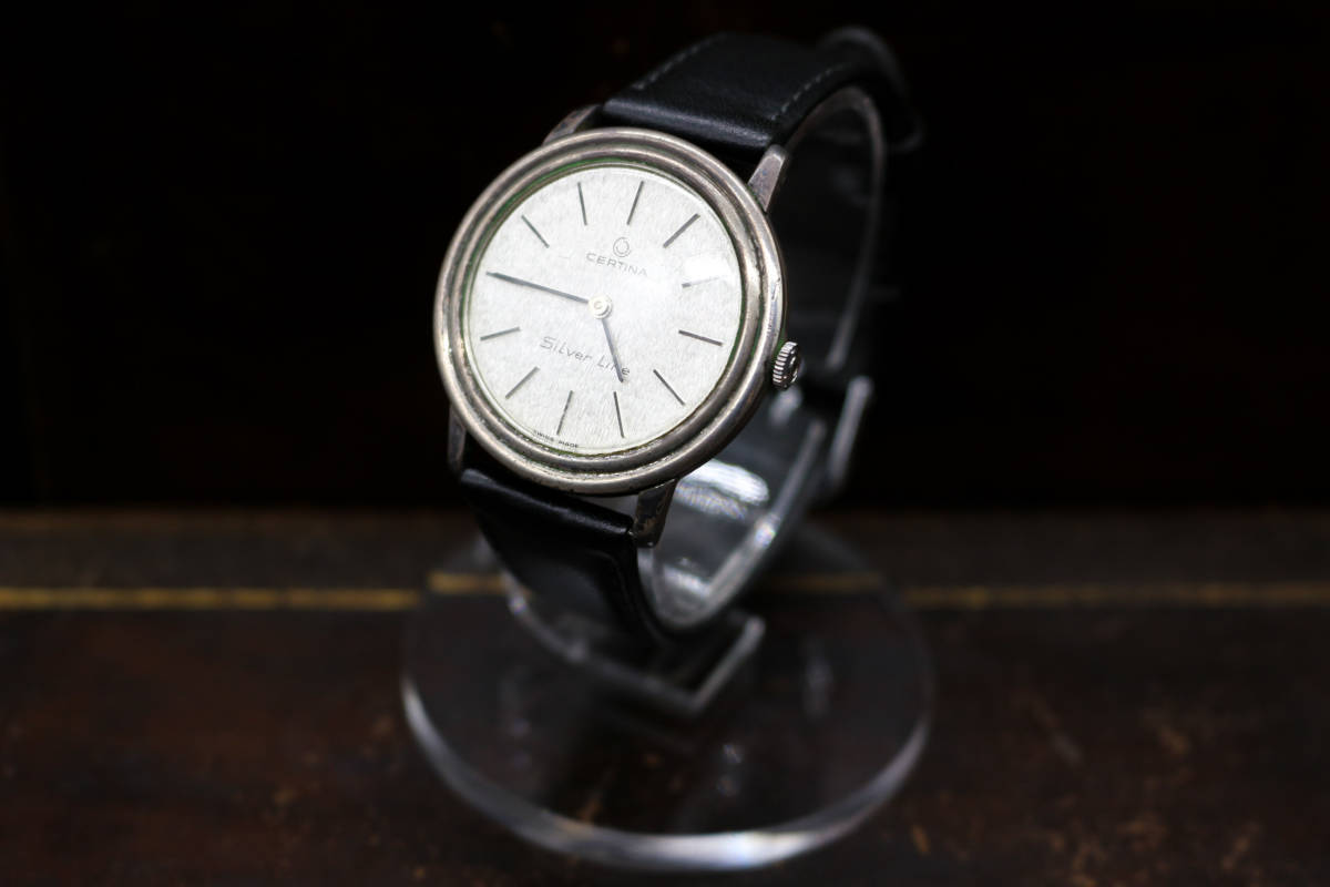 CERTINA / SilverLine / 腕時計 / メンズ / サーチナ / シルバーライン / スイス製 /【4241 017】【ジャンク品】