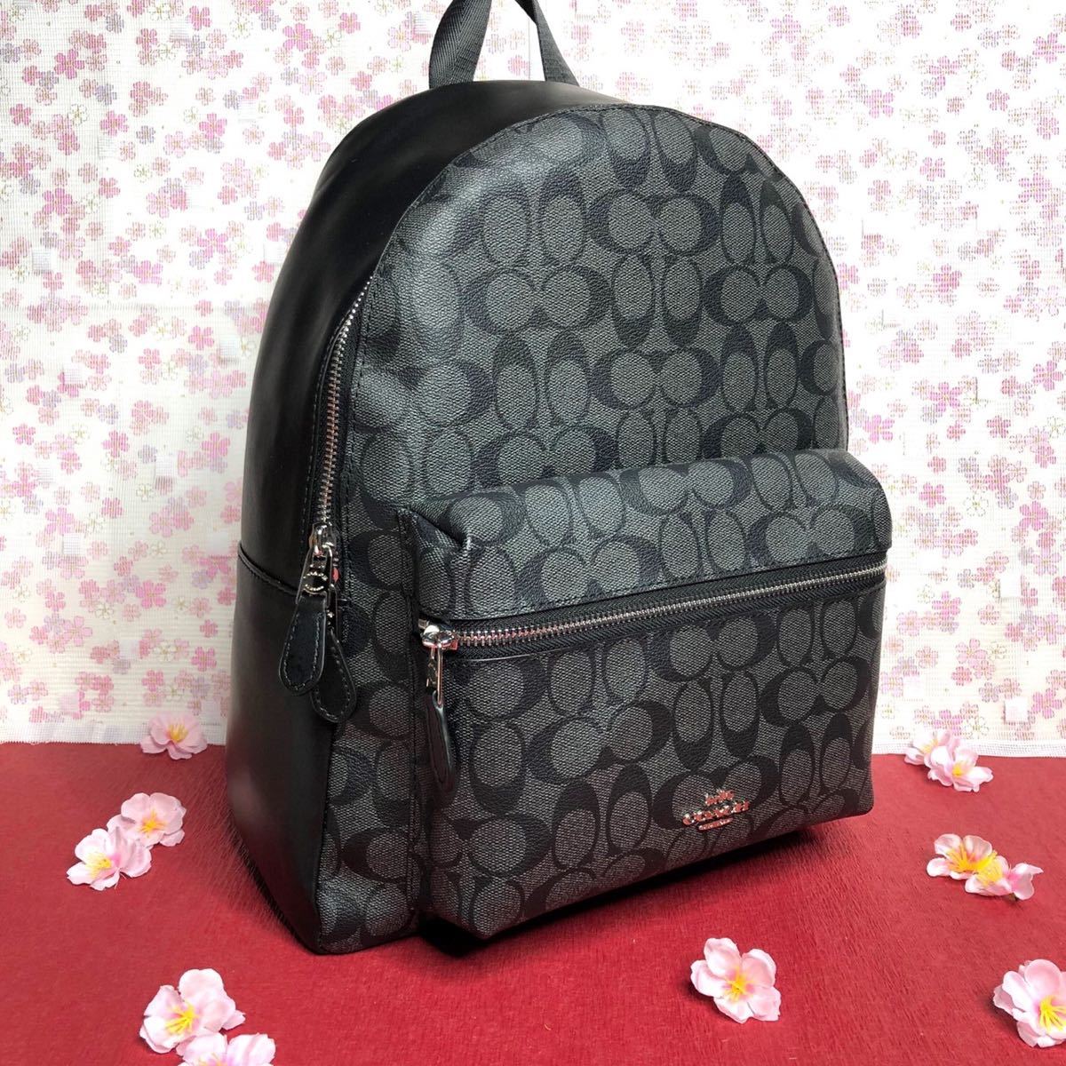 COACH コーチ リュック 新品未使用 大人気 新作 シグネチャー ブラック