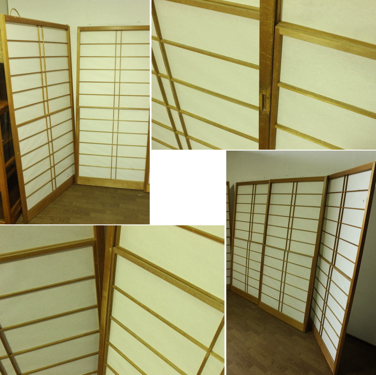  material offer old snow see shoji door *4 sheets fittings wooden door old Japanese-style house reproduction Cafe partition block shop . door Japan house shop peace . cat interval shoji 