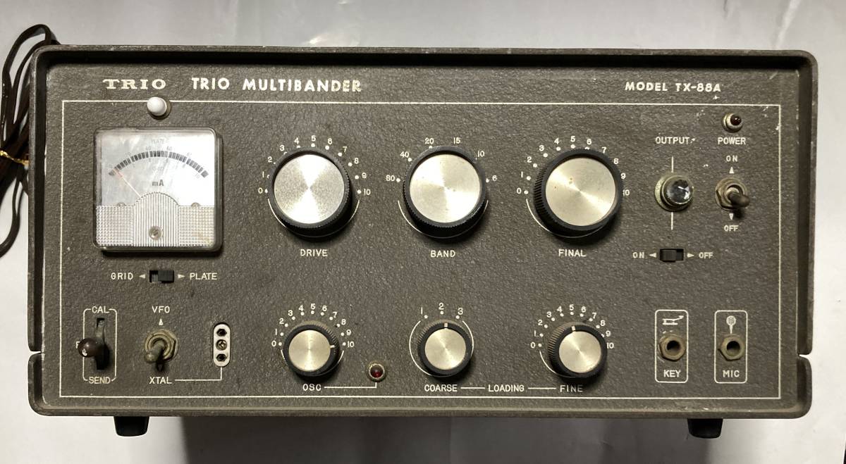 ヤフオク! - TRIO TX-88A 送信機 希少 ジャンク出品 トリオ