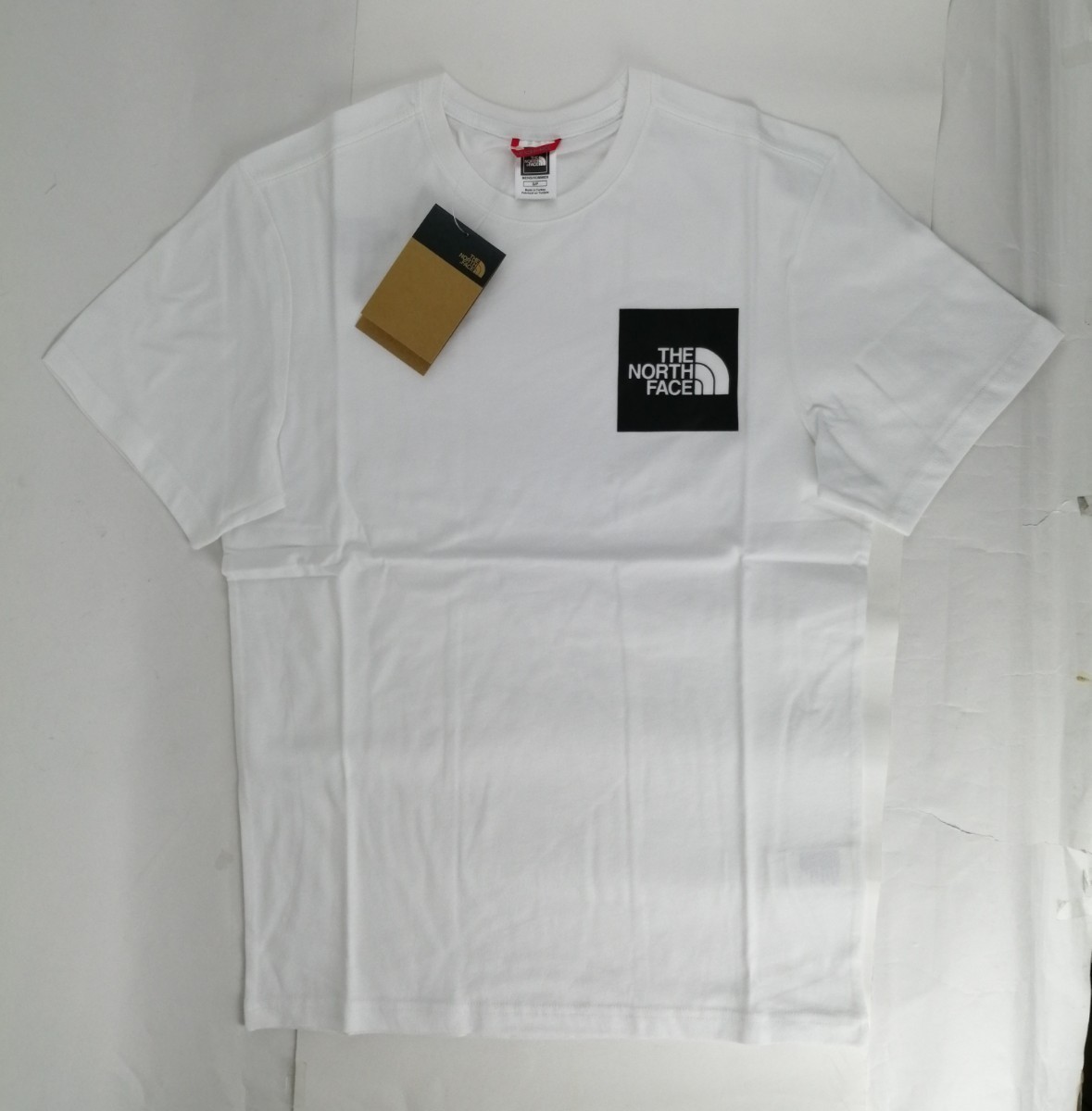 (新品未使用) ノースフェイス Tシャツ ボックス ロゴ ホワイト Lサイズ