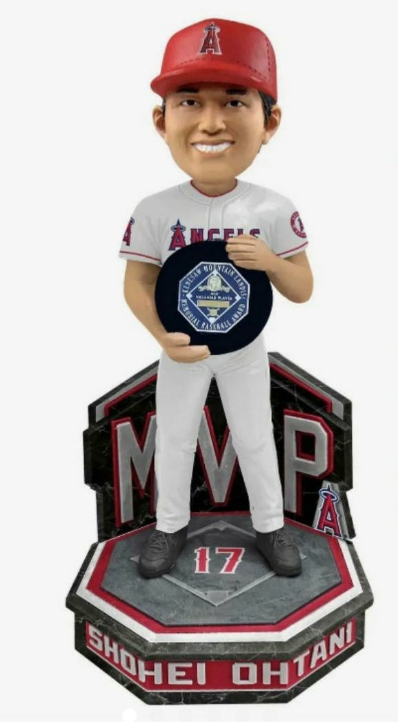 大谷翔平 エンゼルス MVP 1021個 限定 ボブルヘッド|Yahoo!フリマ(旧