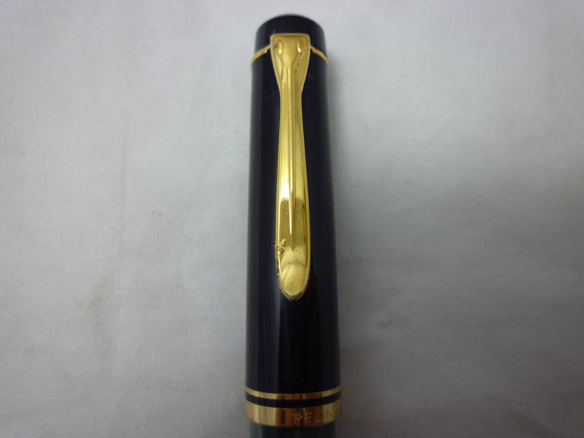 ◇文具祭◇PELIKAN ペリカン 万年筆 F(細字) 14C-585刻印有 ペン先14K