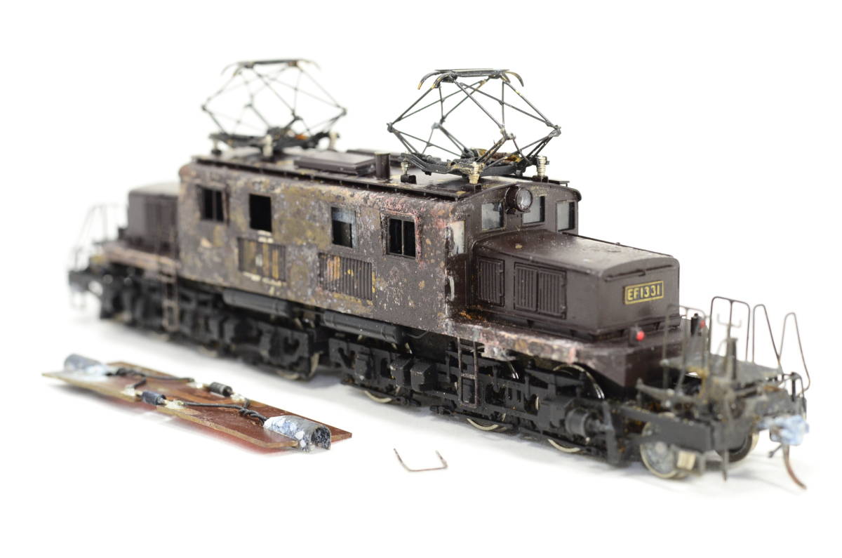 天賞堂? EF13電気機関車 部品取り、レストア用ジャンク品 HOゲージ