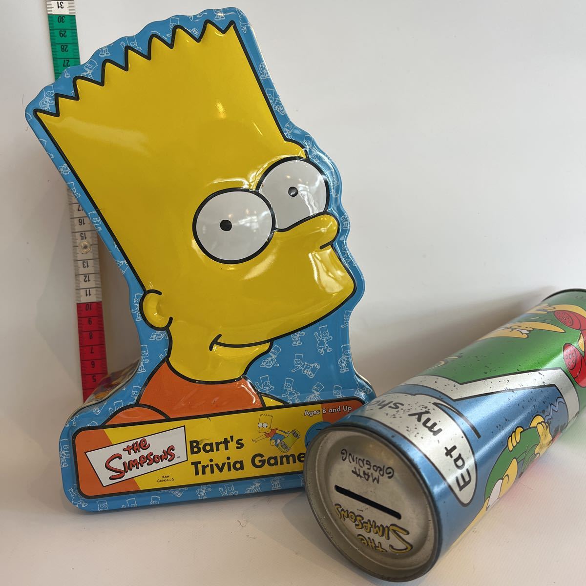 SIMPSONS BART’S TRIVIA GAME ビンテージシンプソンズトラベルゲーム 貯金箱付きの画像6