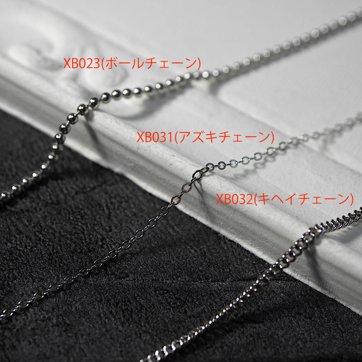 【新品】XB031 アズキチェーン ネックレス シルバー925 サイズ調整可能 ペアネックレス 重ね付け シンプル メンズ レディース SILVER 6/8_画像4