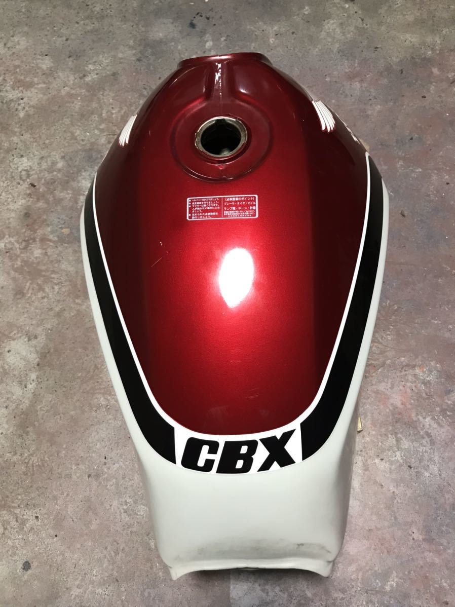 CBX400F 1型赤白 ガソリンタンク 当時物 純正 外装 CBX550F キジマ