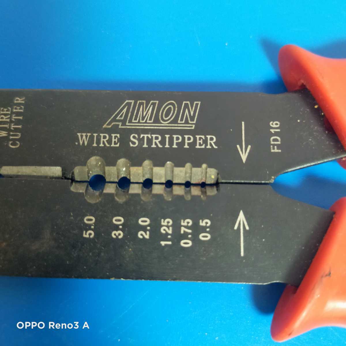 AMON電装圧着工具　コネクタかしめ工具　ミニ圧着工具 圧着ペンチ ロブスターワイヤーストリッパー　計4点まとめ_画像10