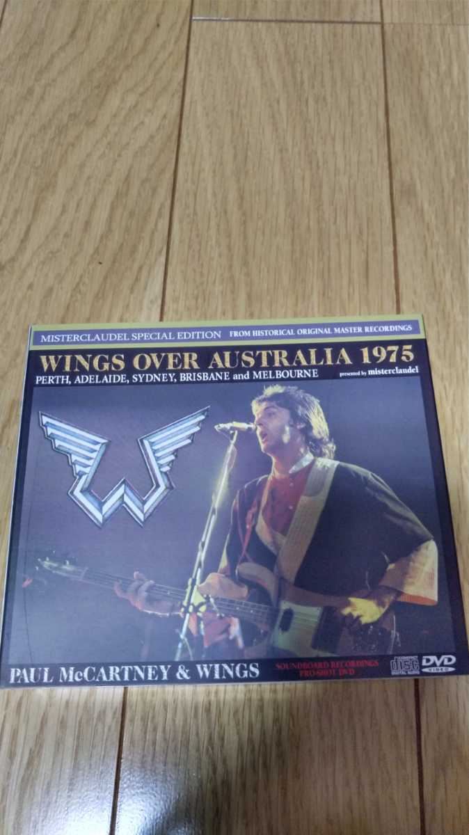 ￥1000スタート　WINGS OVER AUSTRALIA 1975 MISTERCLAUDEL 3CD+2DVD サウンドボード　PAUL MCCARTNEY&WINGS ポールマッカートニー　　　_画像1