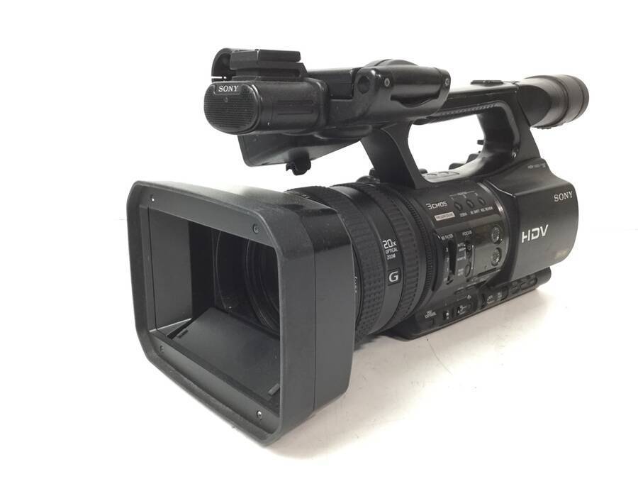 SONY HVR-Z5J/1 デジタルビデオカメラ レンズフード付き○現状品【TB