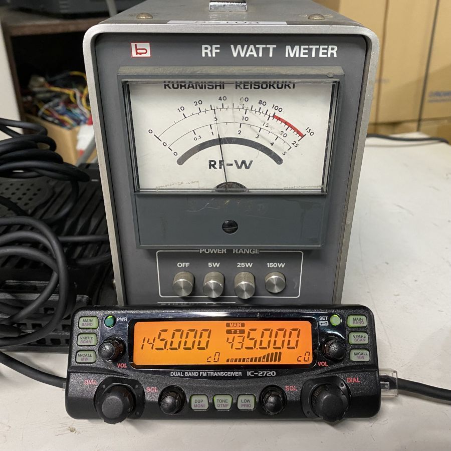 ICOM IC-2720D トランシーバー マイク スピーカー付き HM-103 内部写真