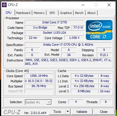 ☆ジャンク☆ Intel Core i7 3770＋GIGABYTE GA-B75M-D3V-JP+DDR3 8G×2枚（16G）+ NVIDIA GeForce GTX 660 Ti