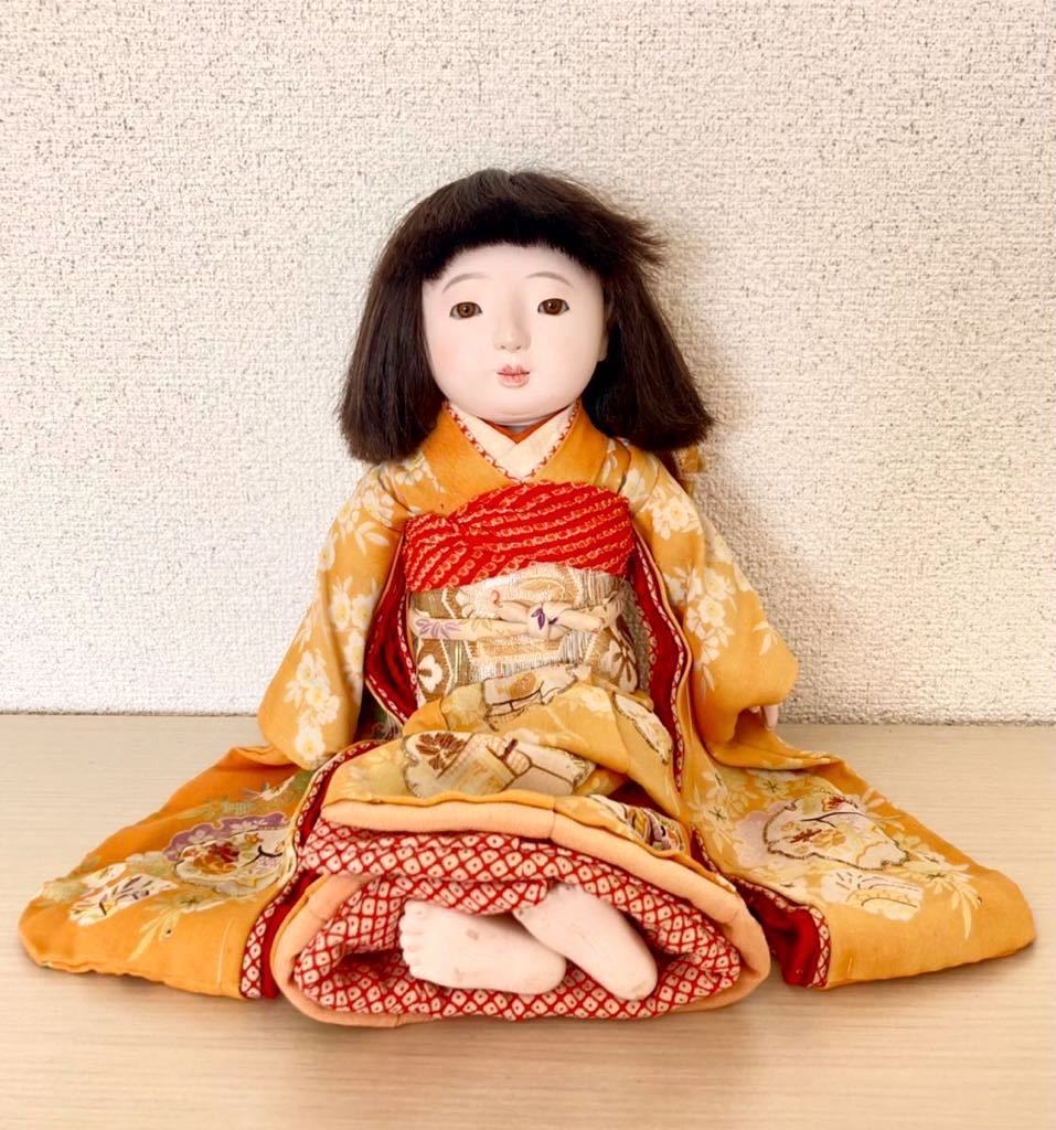 市松人形 光昇斎 36㎝ アンティーク 大正時代 昭和初期 玩具 雛人形